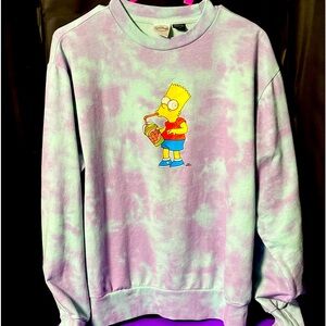 Bart Simpson Slurpee tie-dye sweatshirt